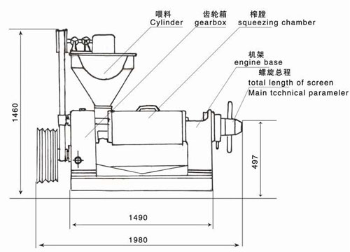 沈丘雙象榨油機(jī)廠130榨油機(jī)